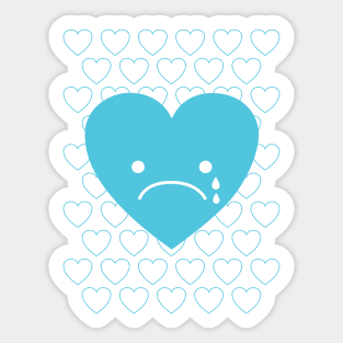 Sad Valentine Sticker